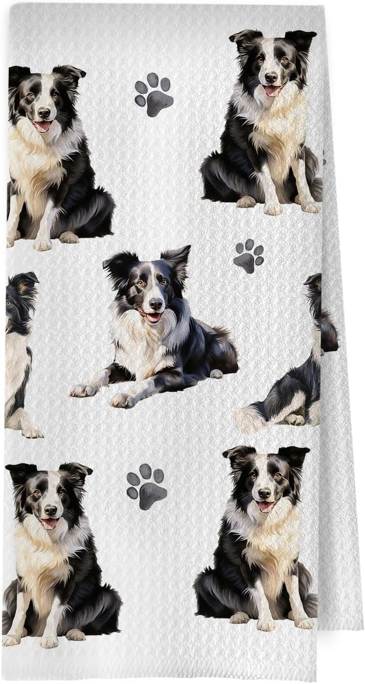 Border Collie Kitchen Towels