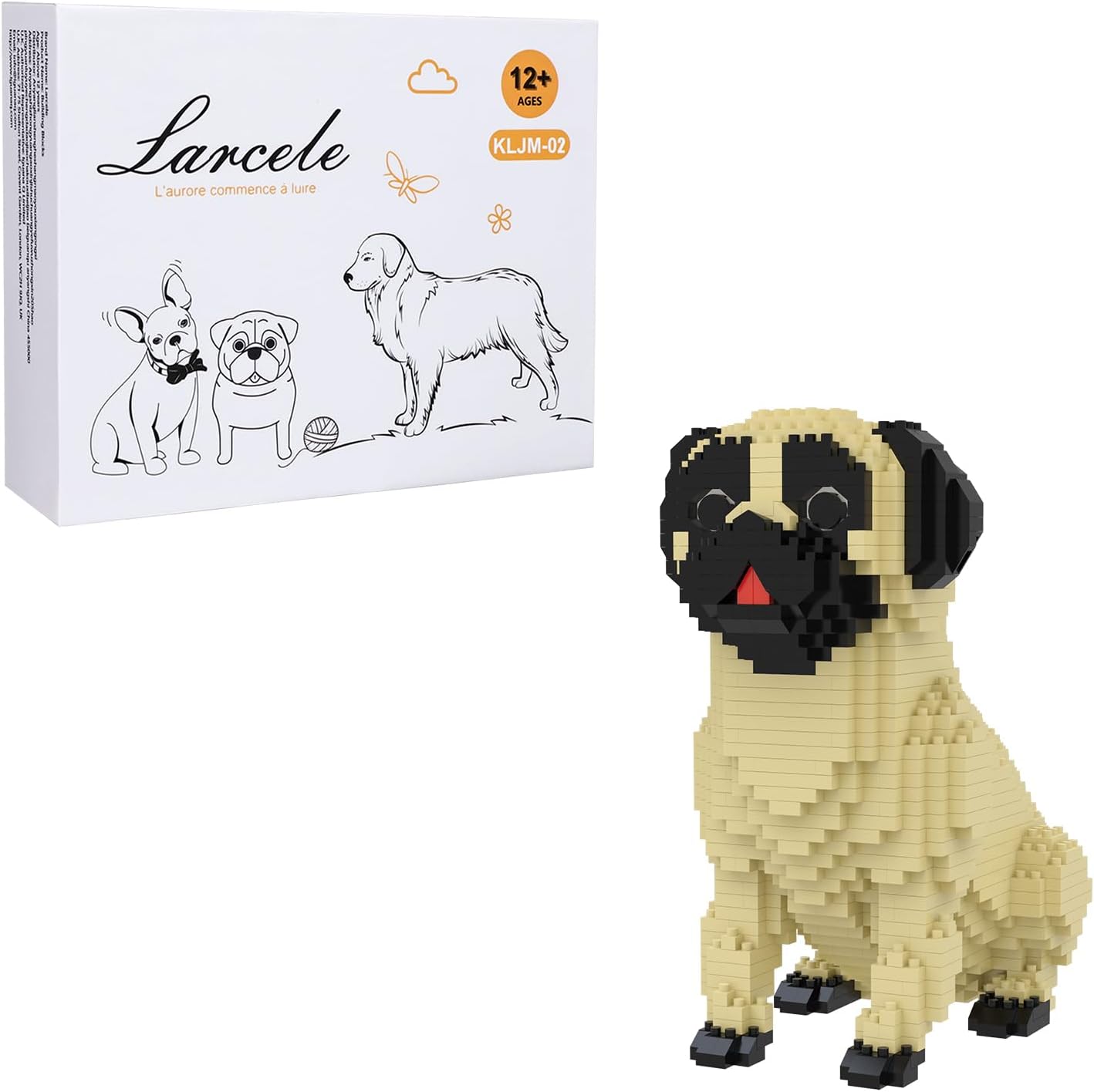 Pug Dog Building Blocks