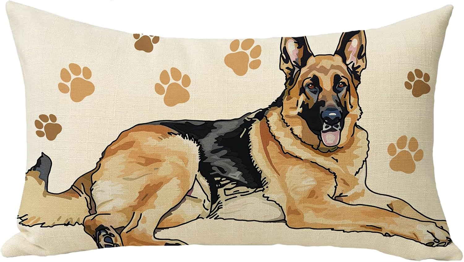 German Shepherd Throw Pillow