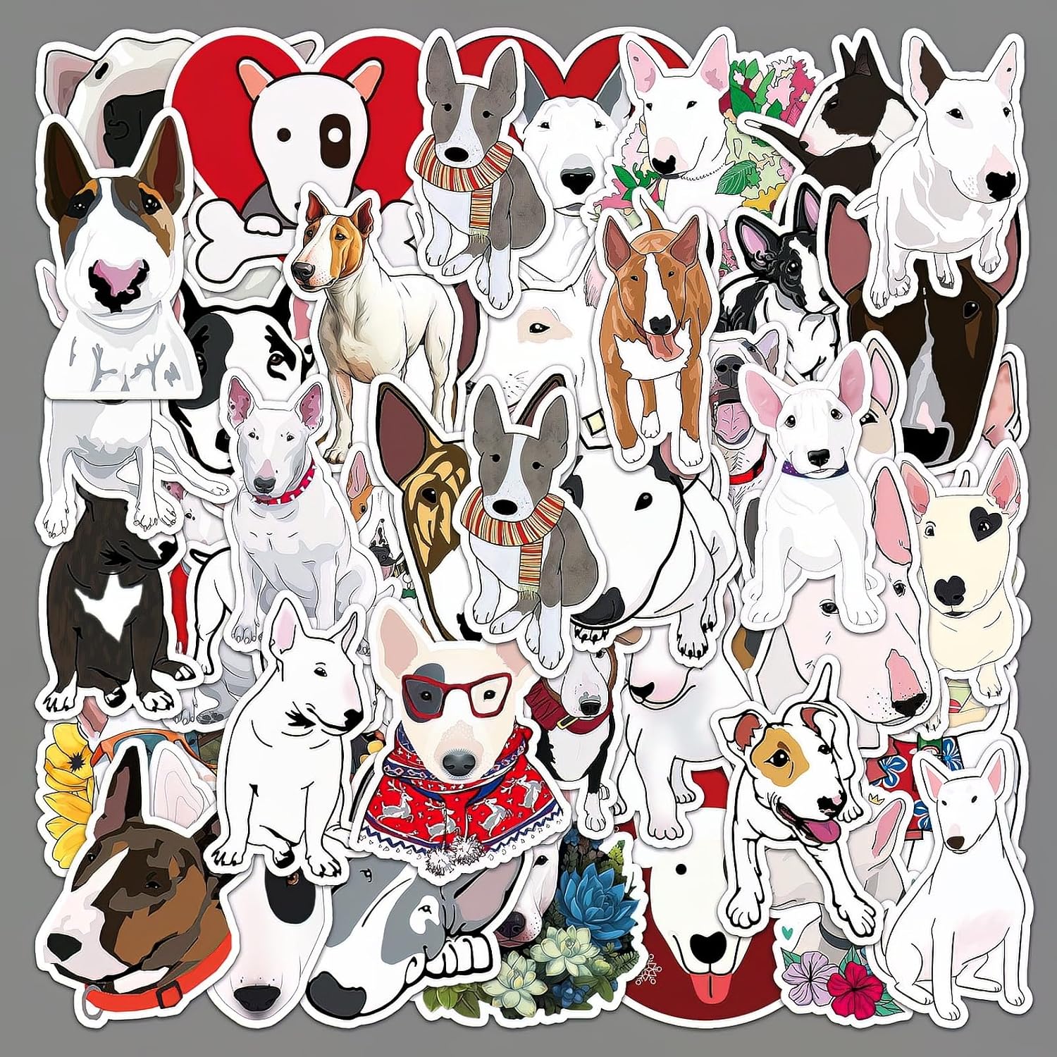 Bull Terrier Dog Stickers