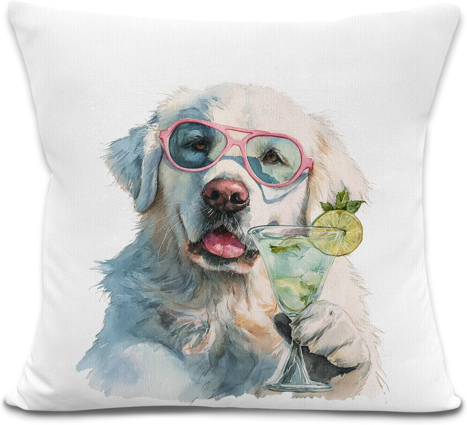 Great Pyrenees Dog Throw Pillow