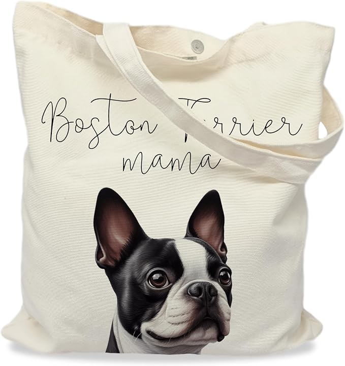 Boston Terrier Mama Tote Bag