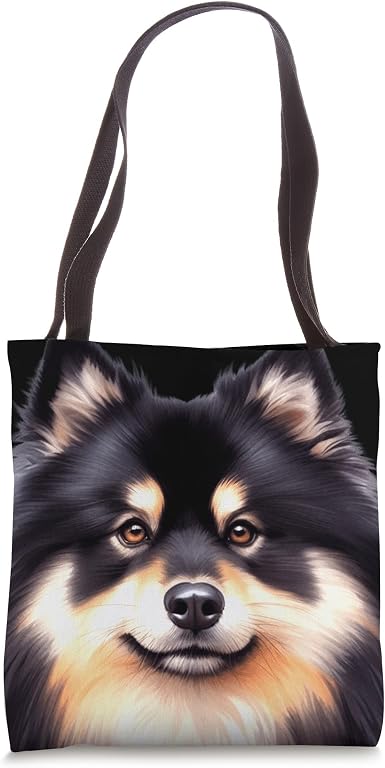 Finnish Lapphund Dog Tote Bag