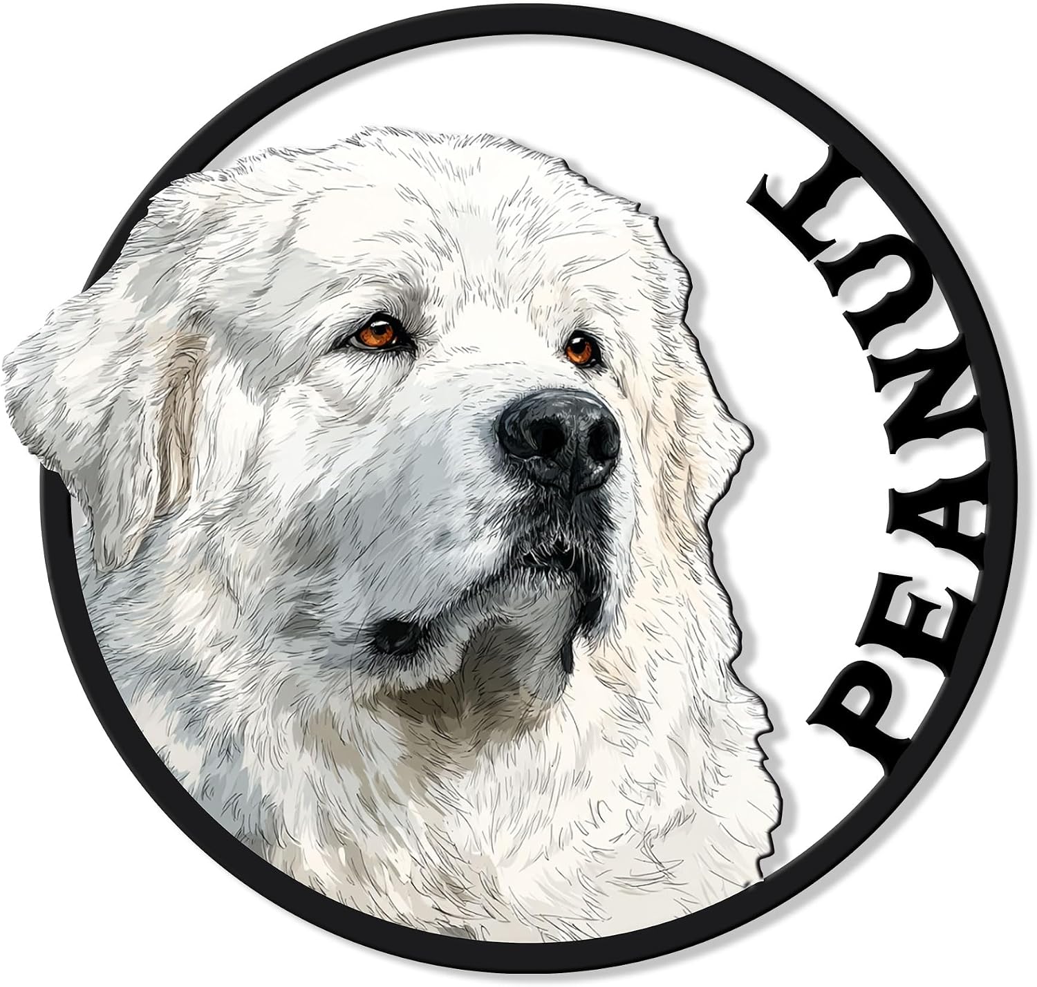 Great Pyrenees Metal Sign