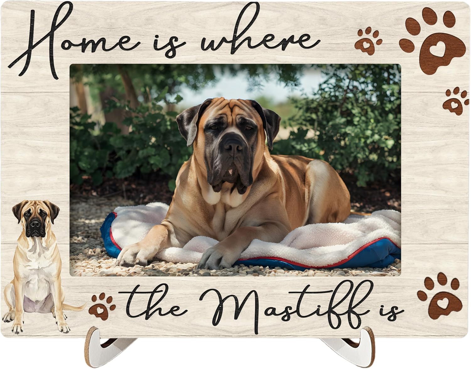 /Mastiff Dog Picture Frame