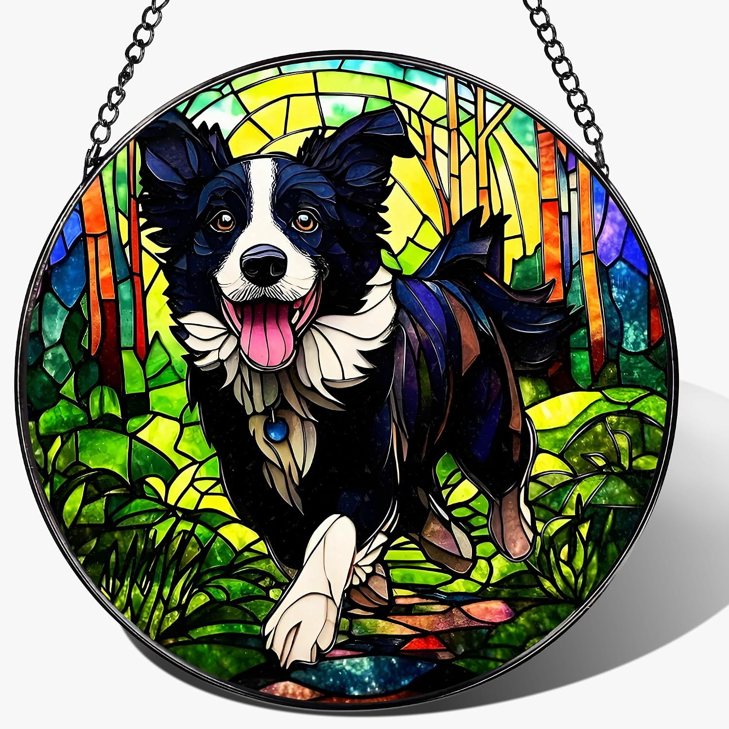 Border Collie Dog Suncatcher