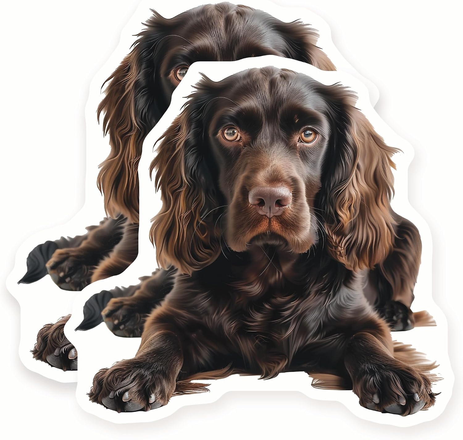 Boykin Spaniel Dog Stickers (set of 2)