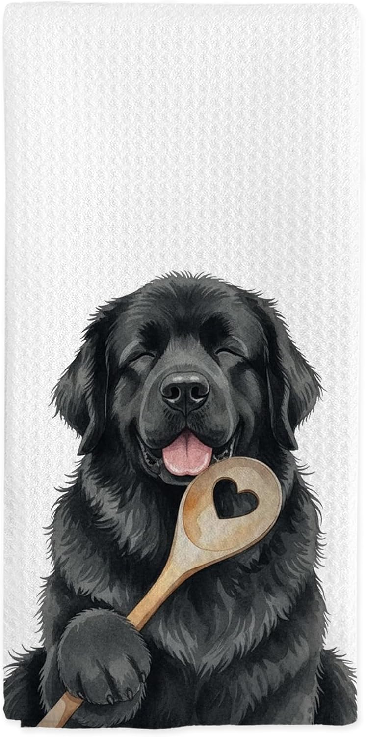 Newfoundland Dog Dish Towel