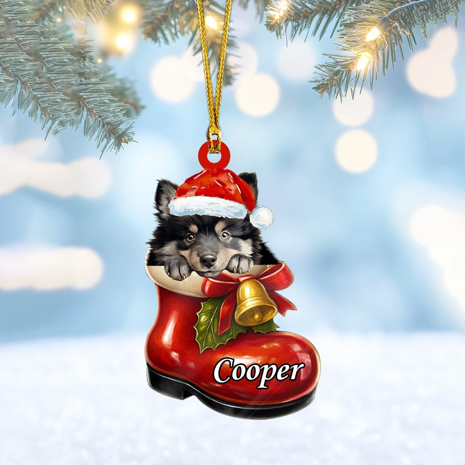 Lapphund Dog Christmas Ornament