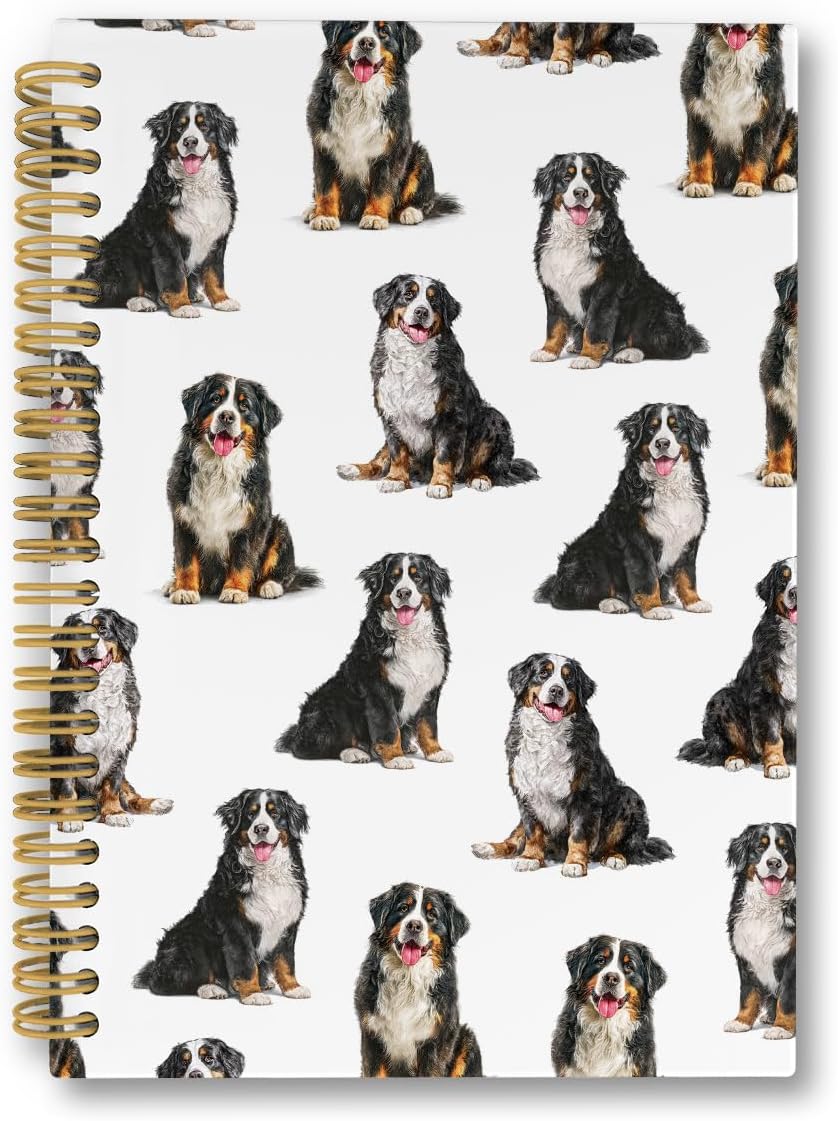 Bernese Mountain Dog Gifts Spiral Notebook