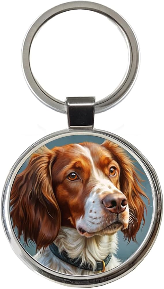 Brittany Spaniel Keychain