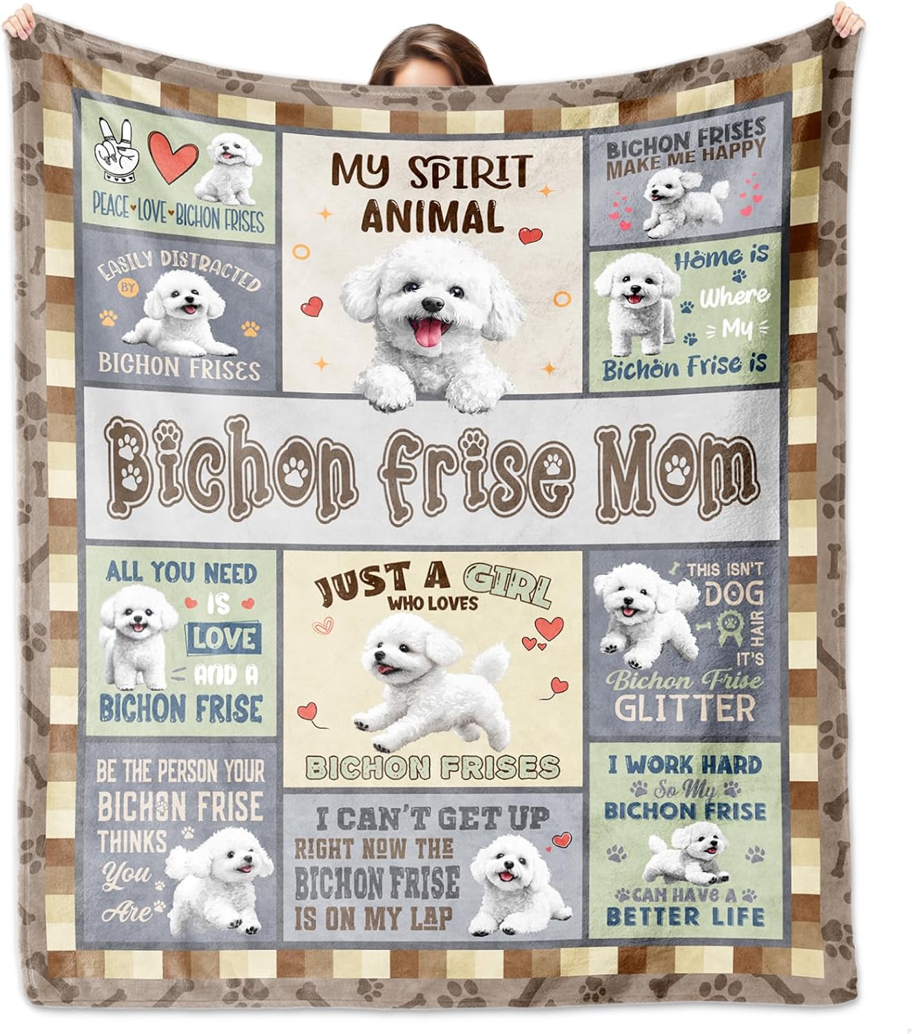 Bichon Frise Dog Blanket