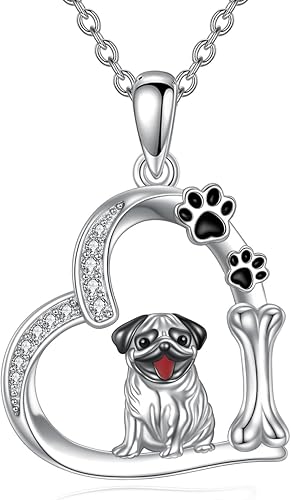 Pug Dog Necklace