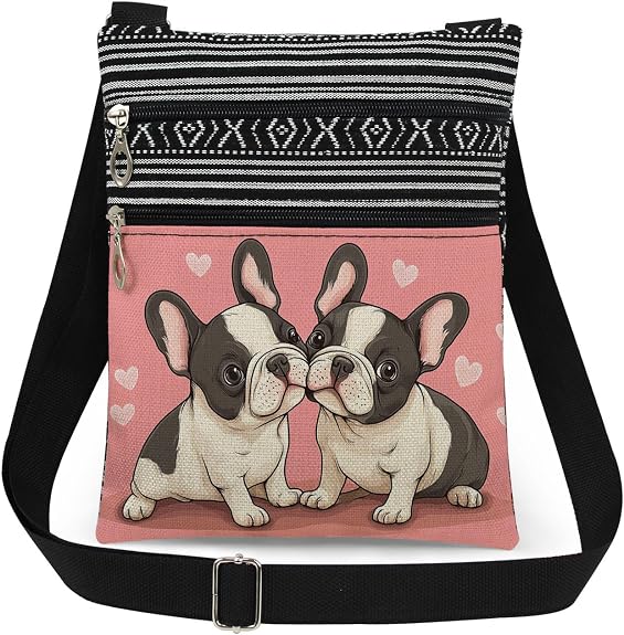 Boston Terrier Crossbody Bag