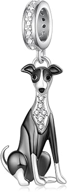 Greyhound Dog Charm