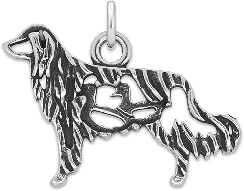 Sterling Silver Kooikerhondje Dog Pendant Necklace