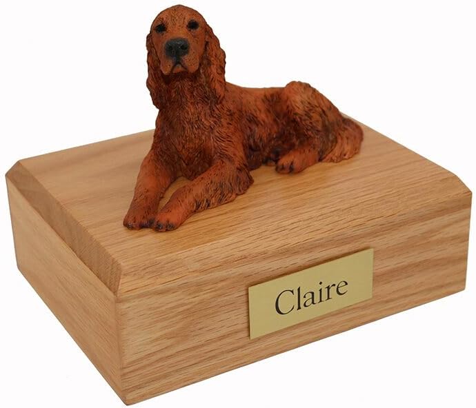 Irish Setter Dog Urn