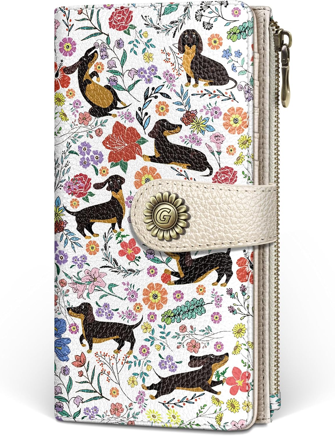 Dachshund Dog Wallet RFID