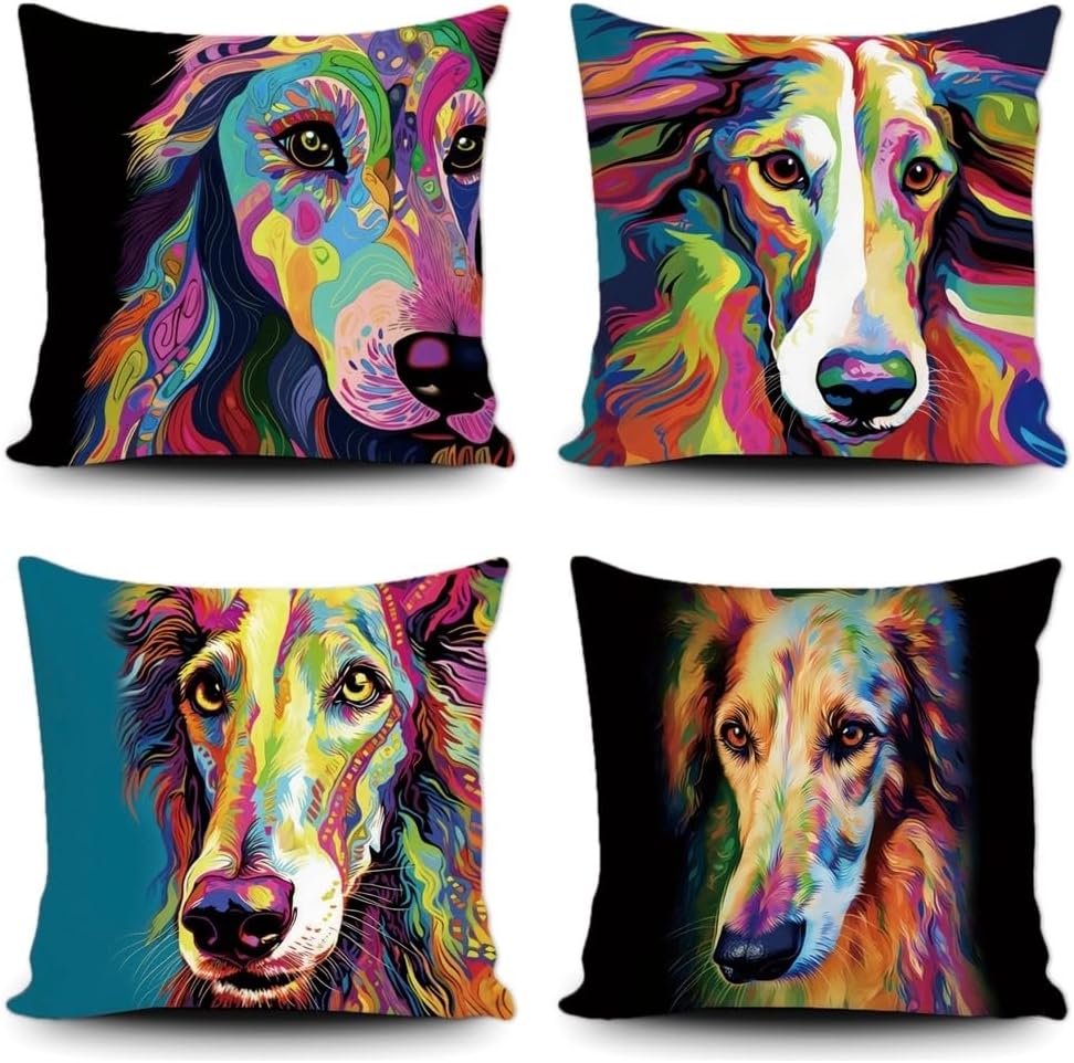 Borzoi Dog Pillows