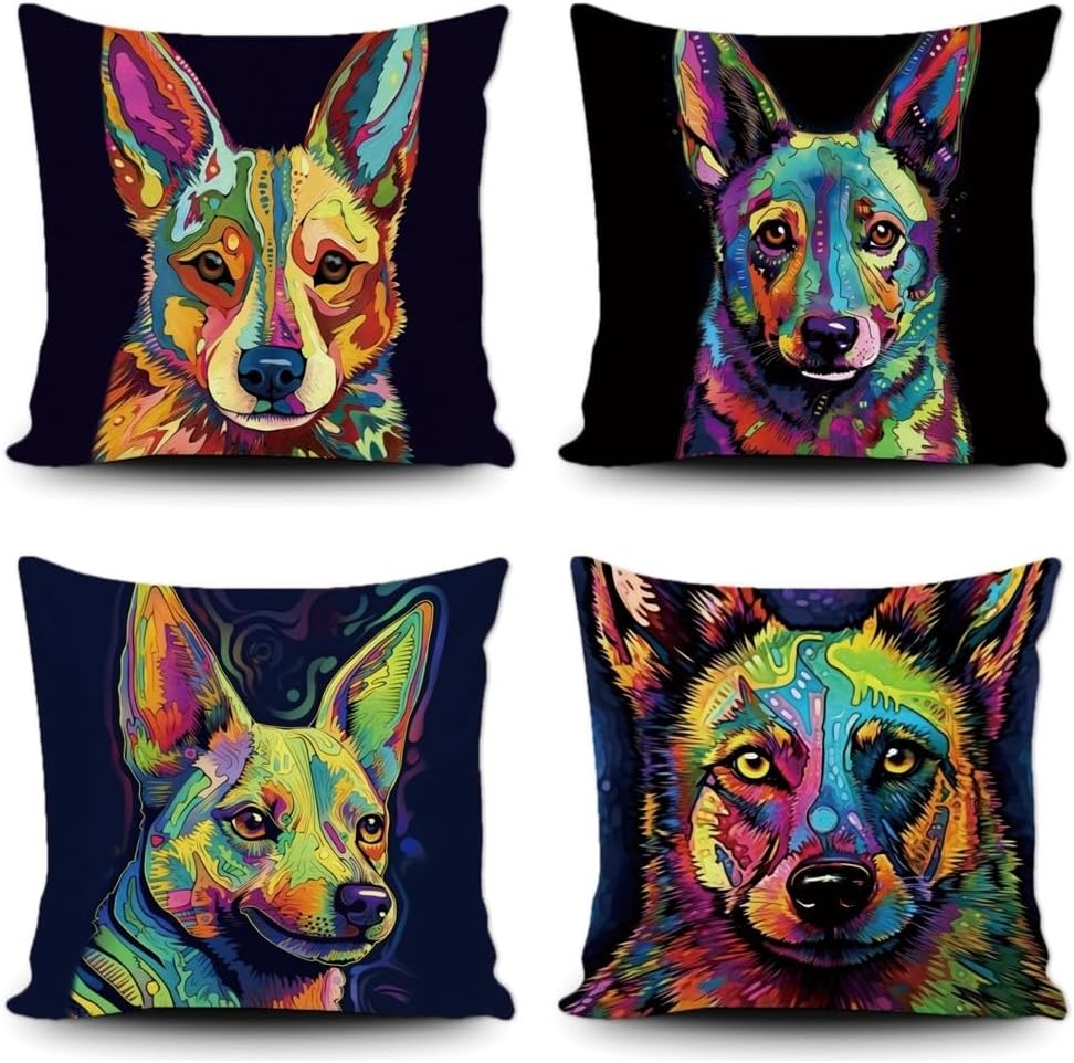 Canaan Dog Throw Pillows
