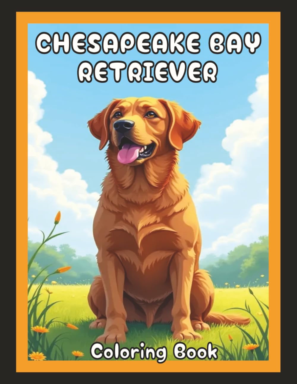 Chesapeake Bay Retriever Dog Coloring Pages