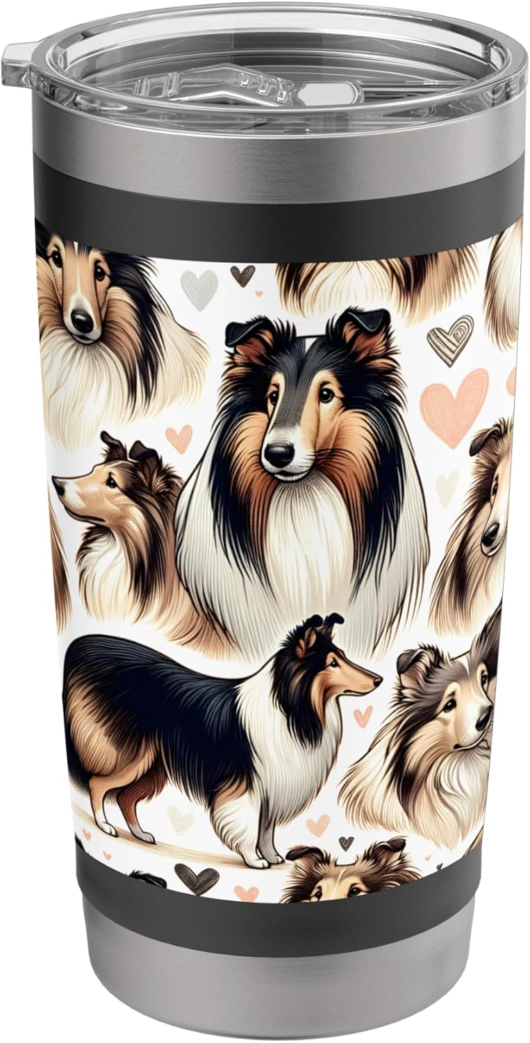 Rough Collie Travel Mug