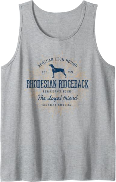 Rhodesian Ridgeback Dog Tank Top