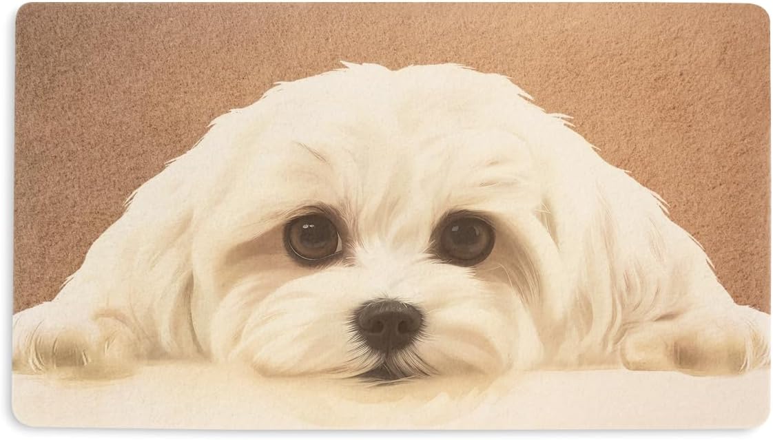Maltese Dog Door Mat