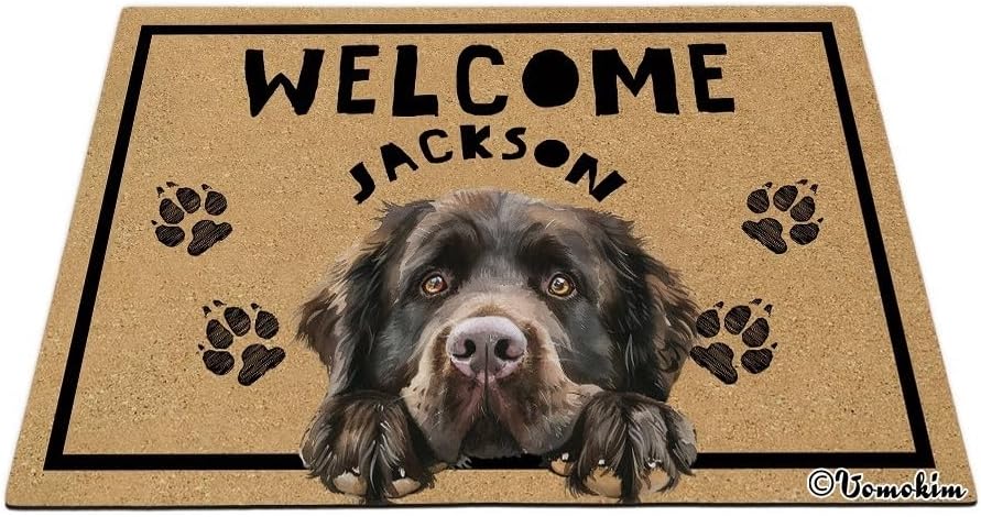 Welcome Newfie Door Mat