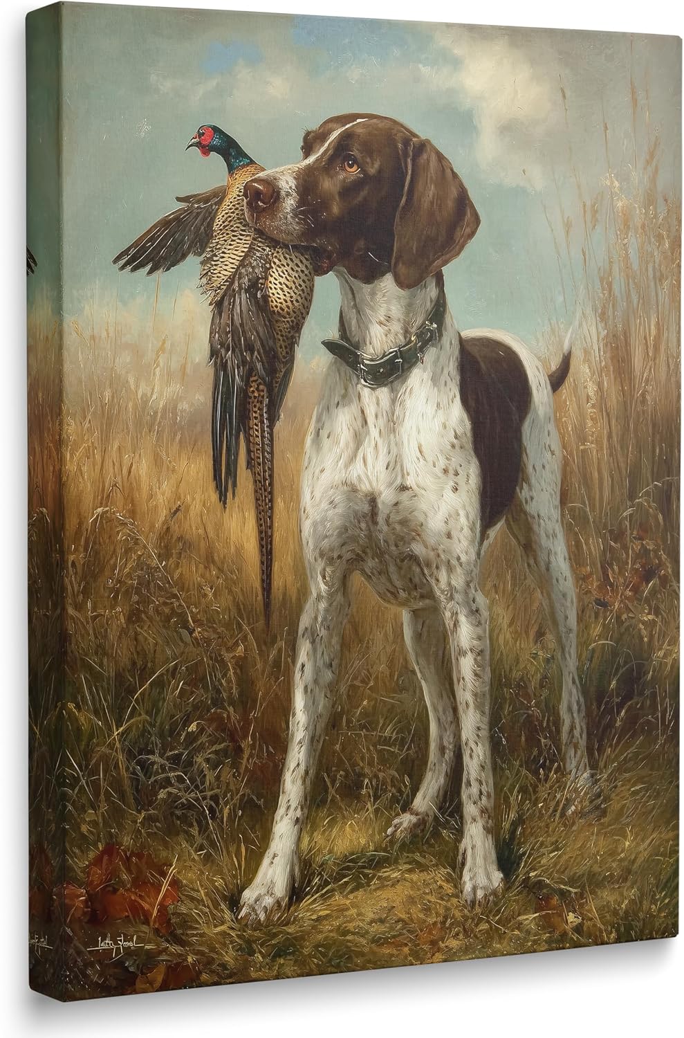 German Short Hair Pointer Canvas Wall Art