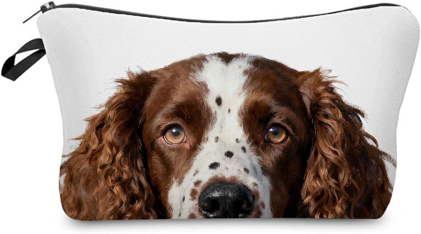 Springer Spaniel Makeup Bag