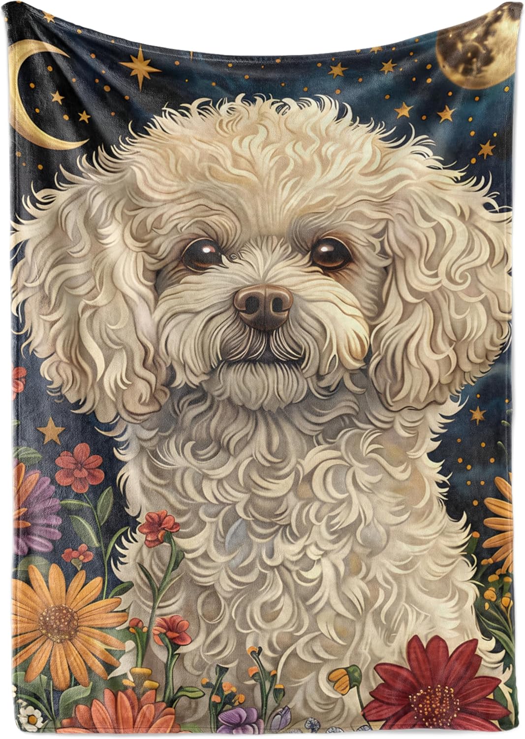Bichon Frise Gifts, Flannel Throw Blanket