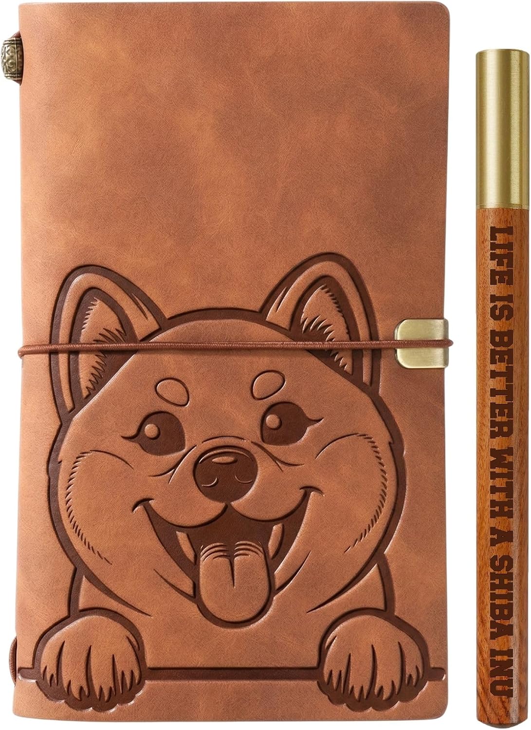 Shiba Inu Dog Journal and Pen