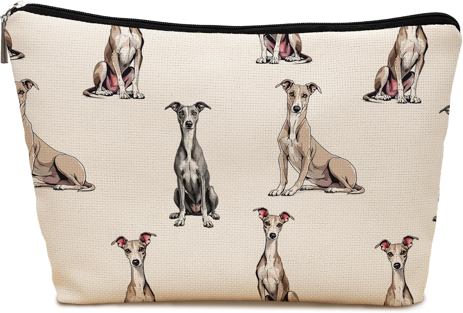 Greyhound Dog Cosmetic Bag