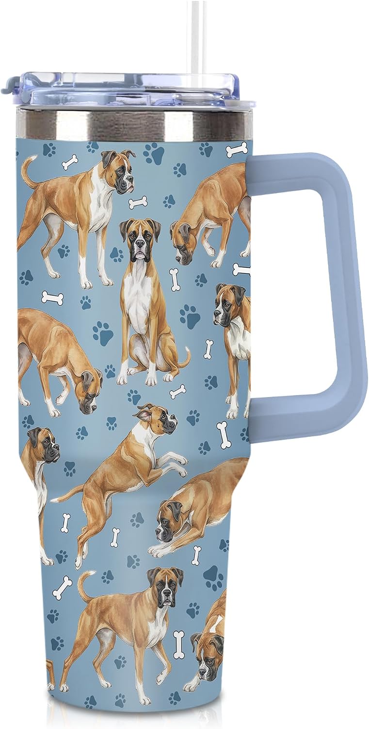 Boxer Dog Travel Mug