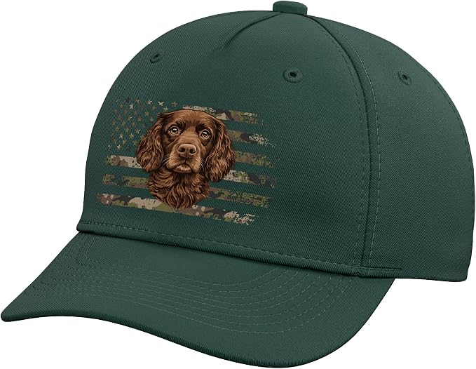 Boykin Spaniel US Flag Baseball Cap