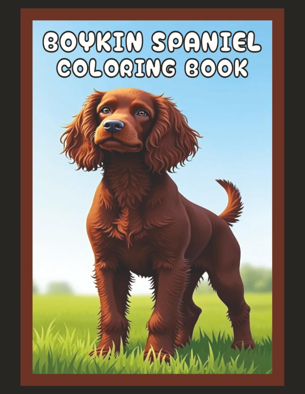 Boykin Spaniel Dog Coloring Book