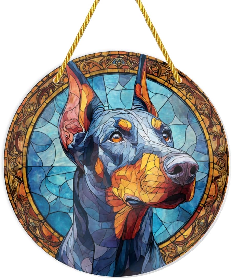 Doberman Pinscher Dog Suncatcher