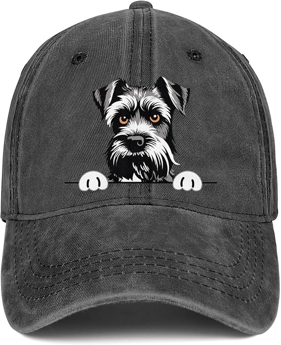 Schnauzer Dog Baseball Cap