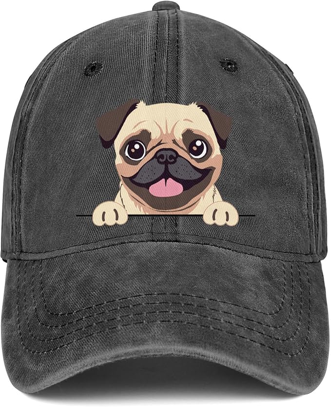 Pug Dog Baseball Hat