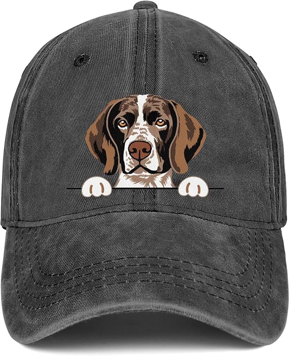 German Shepherd Pointer Dog Baseball Hat