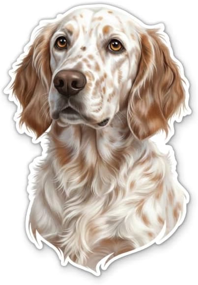 English Setter Dog Sticker Decal