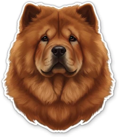 Chow Chow Dog Vinyl Decal Sticker