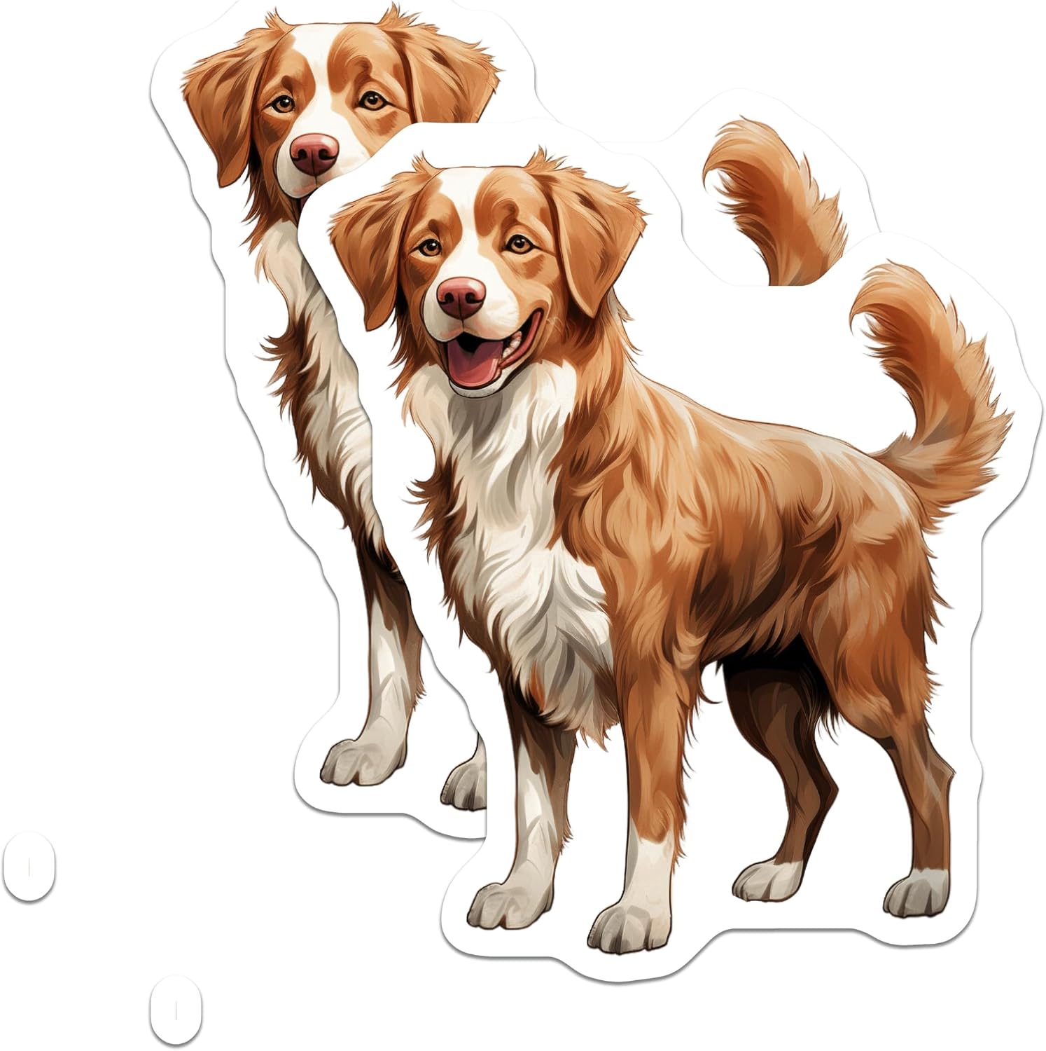 Duck Tolling Retriever Dog Vinyl Decal