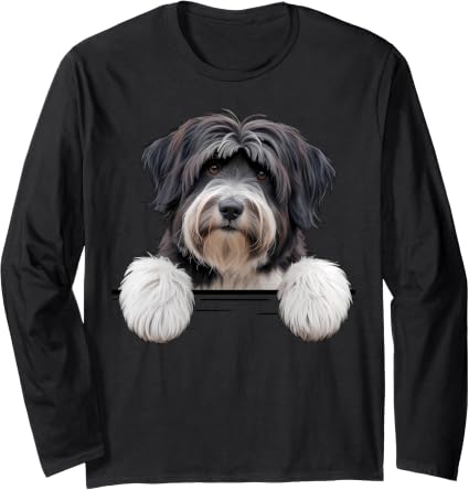 Long Sleeve Tibetan Terrier Dog T-Shirt