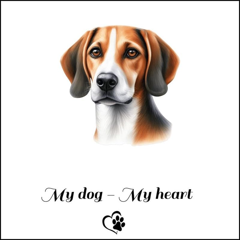 Foxhound Dog Wooden Art