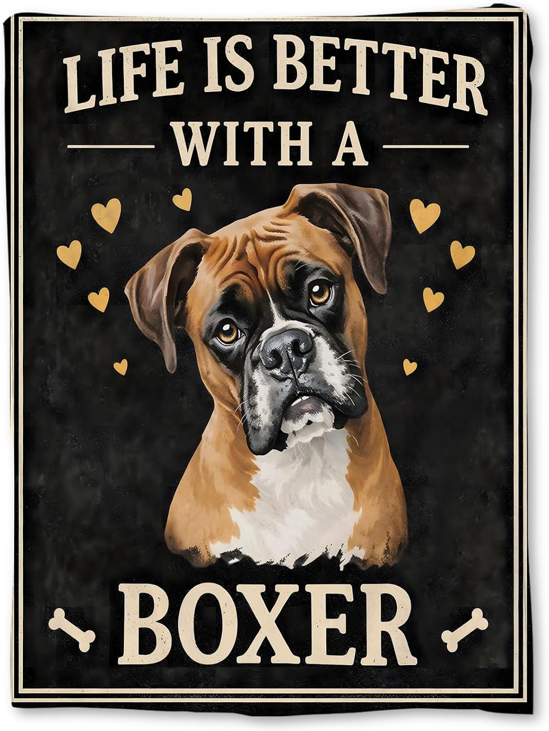Boxer Dog Blanket
