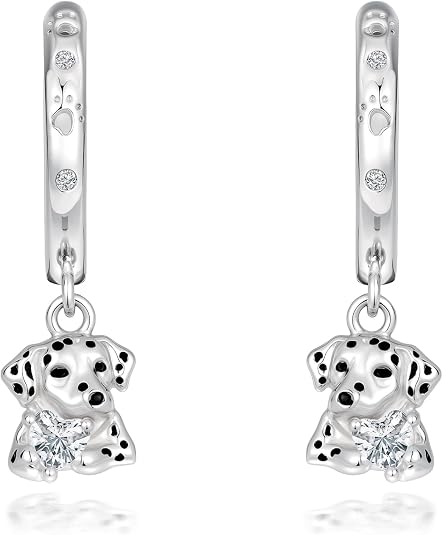 Dalmatian Dog Earrings