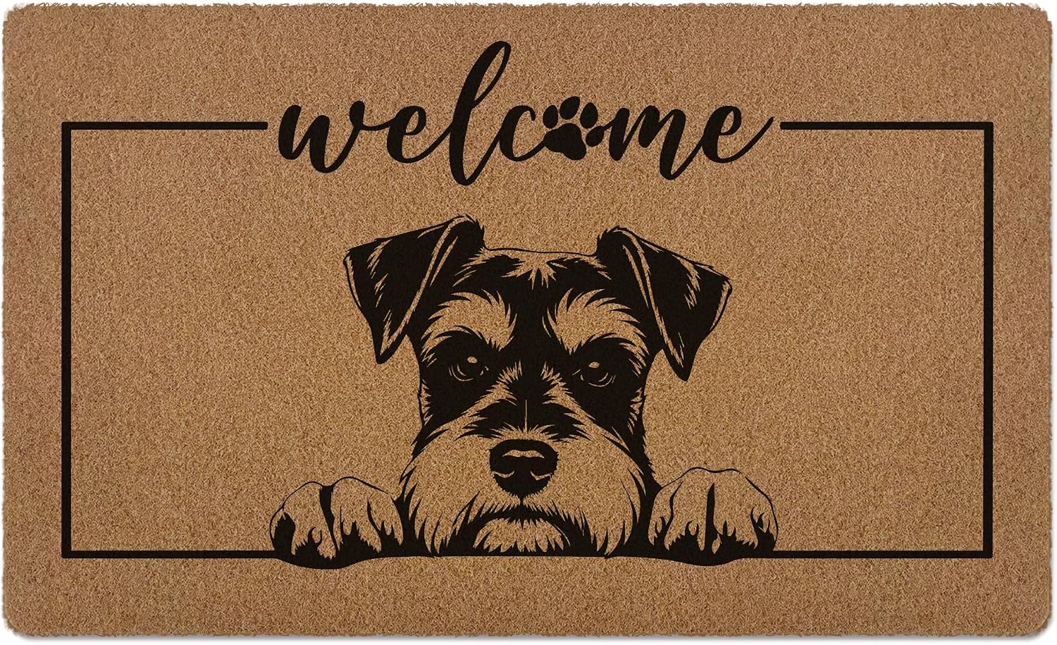Schnauzer Dog Welcome Mat