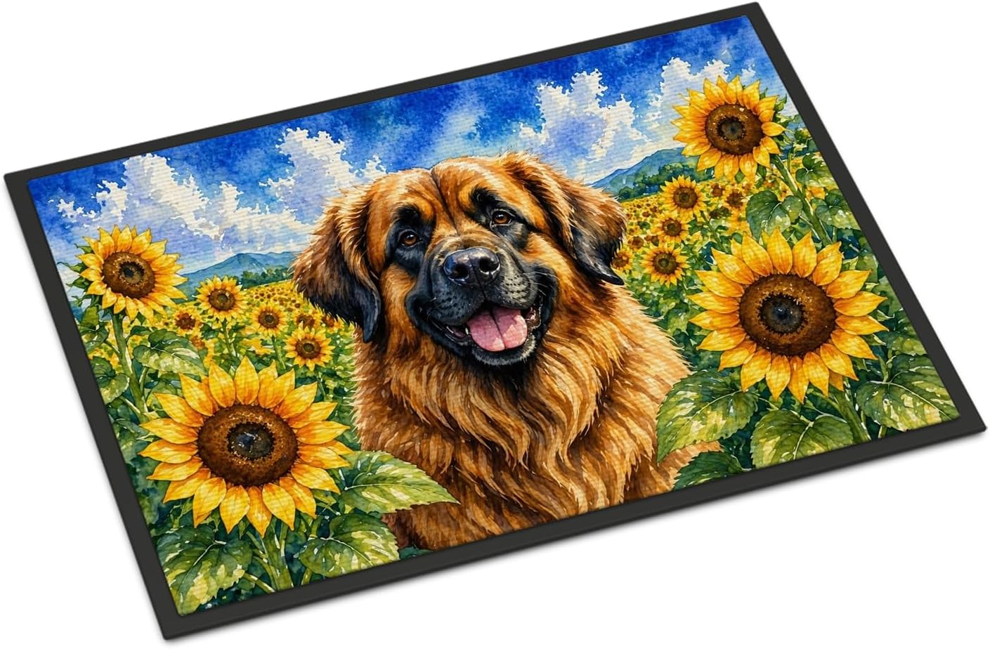 Leonberger Dog Door Mat